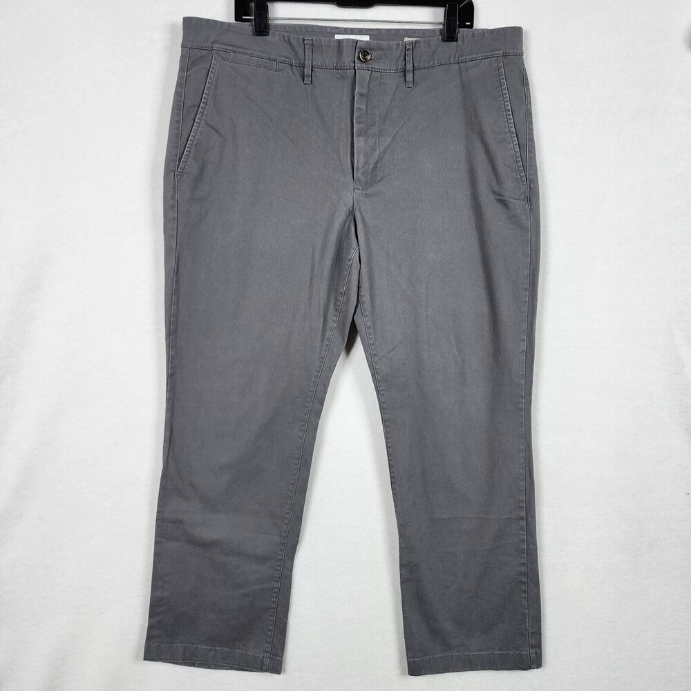 Goodfellow Gray Hennepin Chino Straight Pants Casual Size 38x30